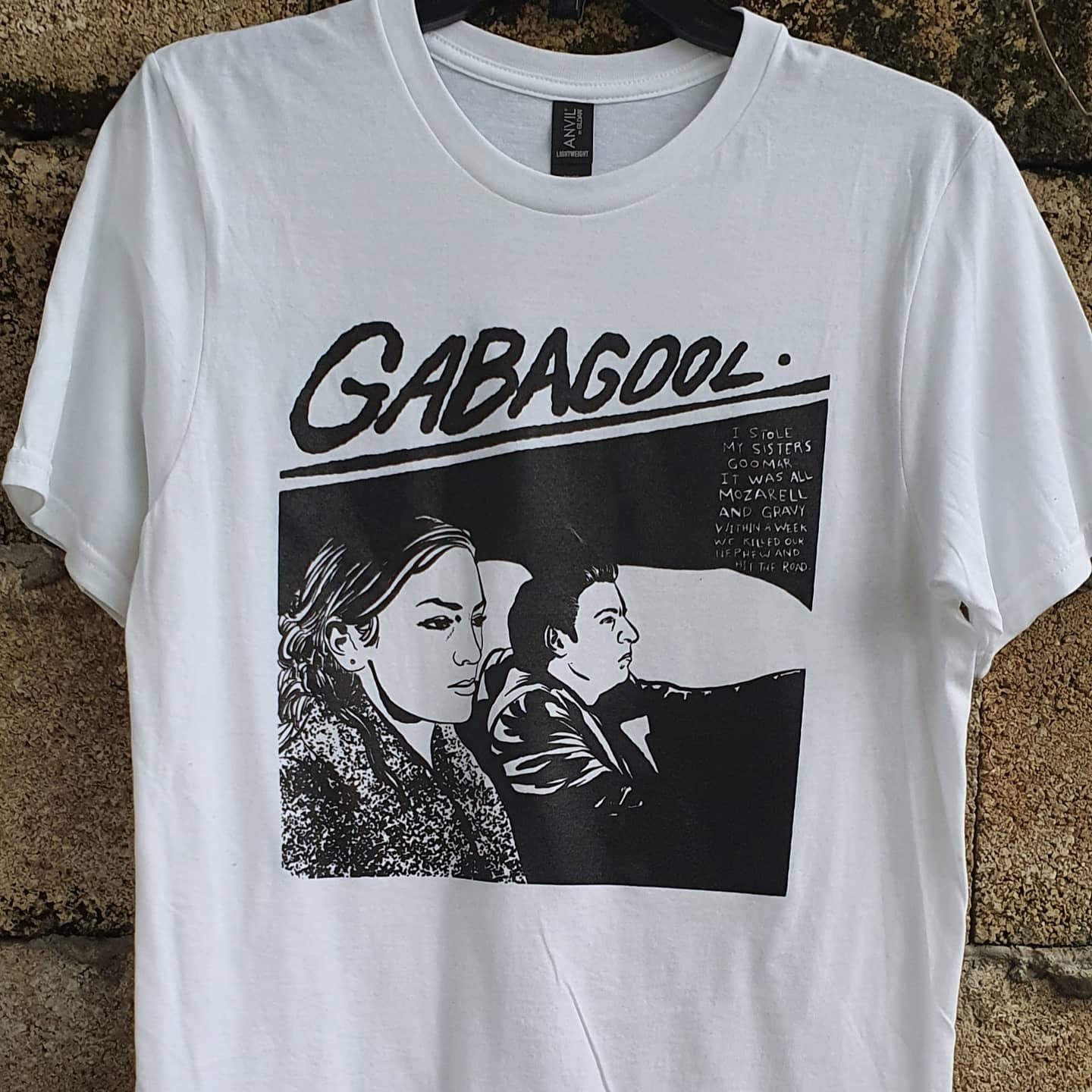 "Gabagool" - Sopranos/Sonic Youth mashup T-Shirt
